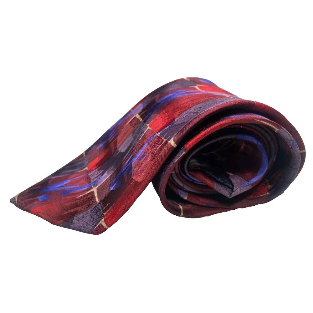 Vintage Jerry Garcia‎ neck tie Wetlands I Collection Thirty 100% silk preppy
